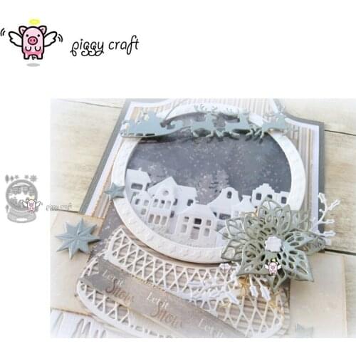 Piggy Craft metal cutting dies cut die mold New Crystal ball house Scrapbook paper craft knife mould blade punch stencils dies