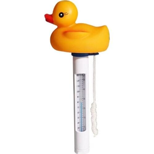 Cute Animal Shaped Floating Buoy Swimming Pool Thermometer SPA Hot Tub Bath Easy Read Display Water Temperature Test Tube