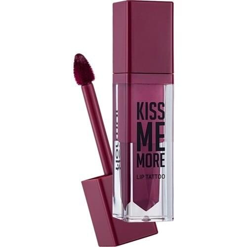 Flormar Kiss Me More Liquid Matte Lipstick Boysenberry Purple Burgundy Women Make Up Long Lasting Dark Gothic 3.8 ML