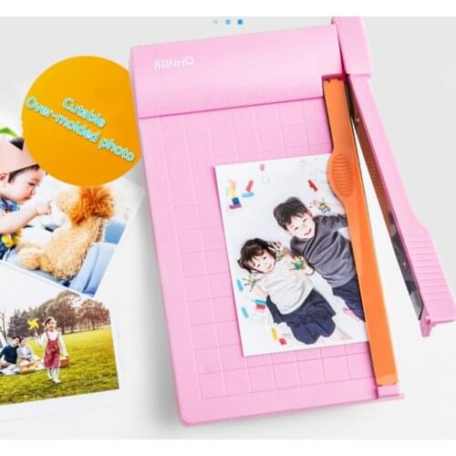 13931 Mini Paper Trimmer A5 Photo Paper Guillotine Built-in Ruler Mini Paper Cutter Office School Stationery Cutting Supplies