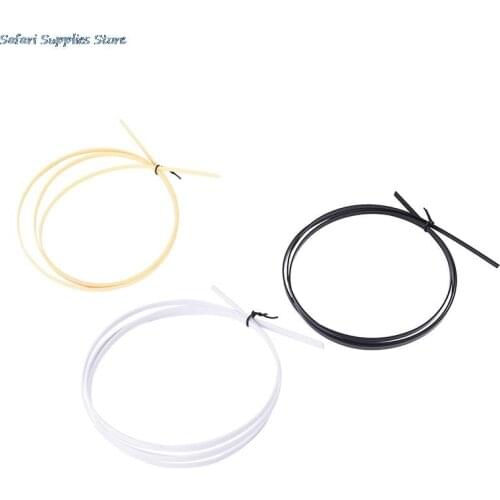 ABS white/black/yellow Guitar Binding Inlay Purfling Strip
