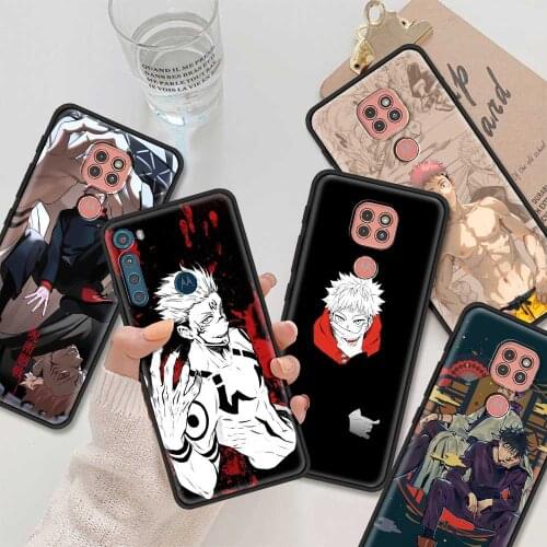 Phone Case For Moto G9 G8 Play Plus G60 G50 G40 G30 Fusion G20 G10 Power one Fusion G8 Power Llte E6S Soft Jujutsu Kaisen Anime