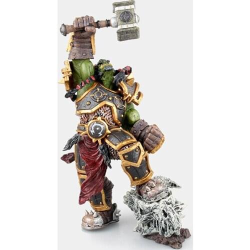 Anime Game Figures Tribe Frostwolf Chiefs Thrall Orc Shaman Boxed Figures Game characters