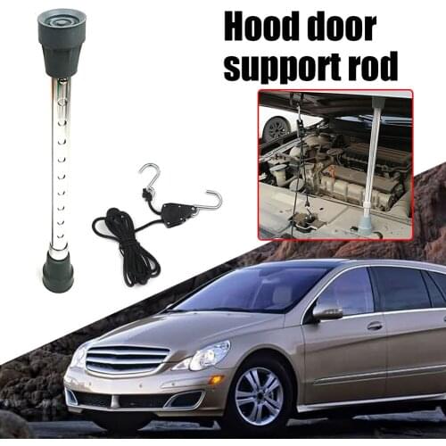 Car Front Engine Bonnet Gas Spring Shock Lift Strut Bars Replacement Hood Support Rod Auto Accessories with Rope