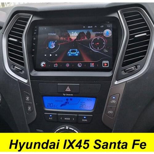 64GB Android 10 2Din Car Multimedia Player GPS For Hyundai Santa Fe IX45 2013 2014 2015 Navigation Stereo Bluetooth Head Unit