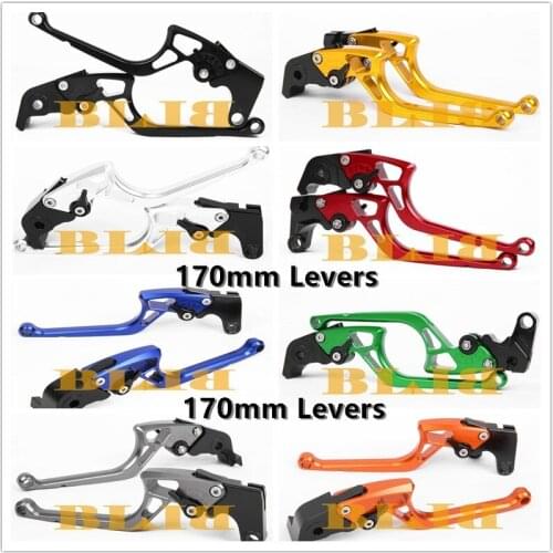 For BMW S1000R (w and w/o CC)2014-2019 Adjustable CNC Motorbike Clutch Brake 170mm Levers And Two-color Lever Two Styles