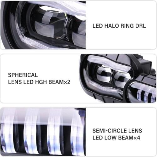 Motorcycle Lights E9 Headlight For BMW F800GS F800R F700GS F650GS F 650 Adventure Motorcycles LED Projector Headlight Assembly