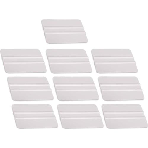 FOSHIO 10pcs/Set White Vinyl Film Wrap Squeegee Plastic Scraper Window Tint Tool Motorcycle Wrapping Car Household Cleaning Tool