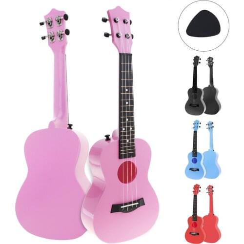 Ukulele 23 Inch Concert Colorful Acoustic 4 Strings Hawaii Guitar Instrument for Kids and Music Beginner