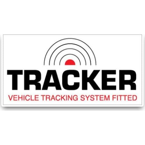 Hot Interesting Tracker Vehicle Tracking System Fitted Car Sticker Motorcycle Decals KK Decal Vinyl Cover PVC 11cm*6cm