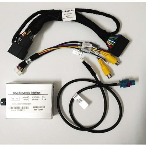 Car rear view camera interface for Audi 2010-2016 A4/A5 MMI 3G/3G+ with parking guidelines