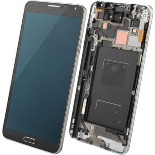IPartsBuy 3 in 1 Original LCD + Frame +Touch Pad for Galaxy Note III / N9005, 4G LTE