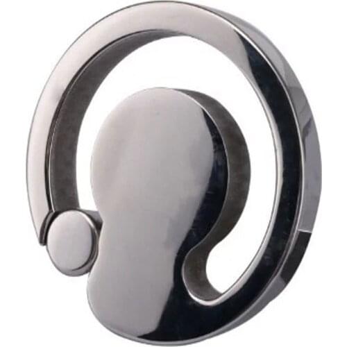 Tongue Shape Penis Rings Clamp Lock Scrotum Rings Male Masturbators Reusable Condoms Sex Toys For Men Stimulate Testicle Ring