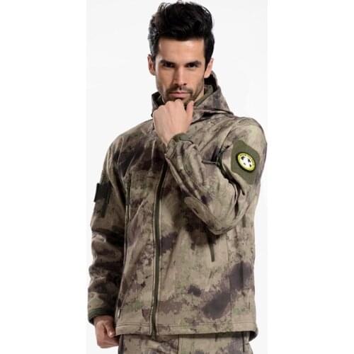 Jacket Soft Shell Stormsuit Outdoor Windbreaker Mens Tactical Clothing Mens Windproof Waterproof Warm Breathable Tooling Coat
