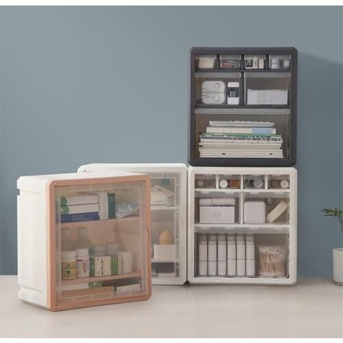 MINKYS Creative Multifunctional Desktop Storage Box Desk Organizer Box School Offce Stationery Accessories