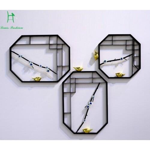 Louis Fashion CD Racks &Coat Racks Chinese Style Metope Adornment, Creative Home, Wrought Iron Soft Outfit Hanging Porch Hang