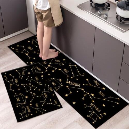 Washable Non-slip Long Kitchen Floor Mat Bathroom Entrance Door Mat Bedroom Living Room Bedside Area Rugs Tapis Tapete