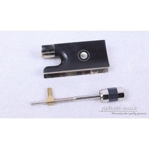 New 4/4 Violin Bow Frog Bow Screw Bow parts Ebony High quality Yinfente #26