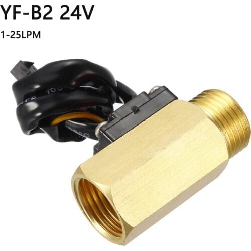 Water Flow Sensor YF-B2 BSP G1/2" Turbine Meter CE Certificate 24V 1-25L/min turbine flow meter water flow sensor iSentrol
