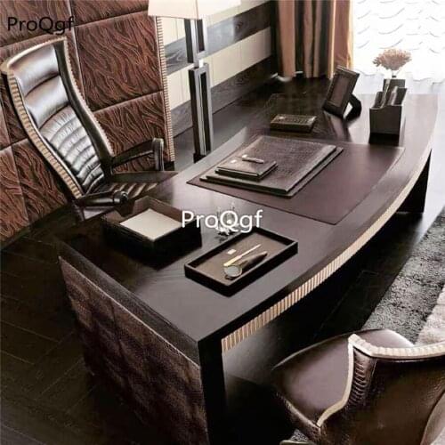 Prodgf 1Pcs A Set European Boss Style Office Table Desk(no chair)