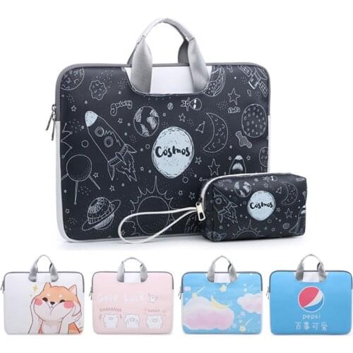 Laptop Sleeve Bag for Macbook Air Pro Retina 11 12 13 15 Inch Notebook Cover Handbag For Lenovo HP Xiaomi 14.1" 15.6" Power Bag