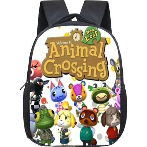 12Inch Animal Crossing Kindergarten School Bags Bookbags Children Baby Toddler bag Kids Backpack