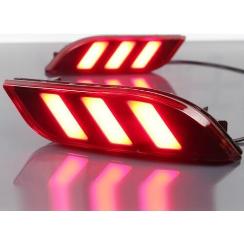 Rear Bumper Lights for Jeep Compass 2017 2018 2019 2020 Auto Led Stop Signal for Cars Fog Light Lada Vesta Reflectors Brake Lamp