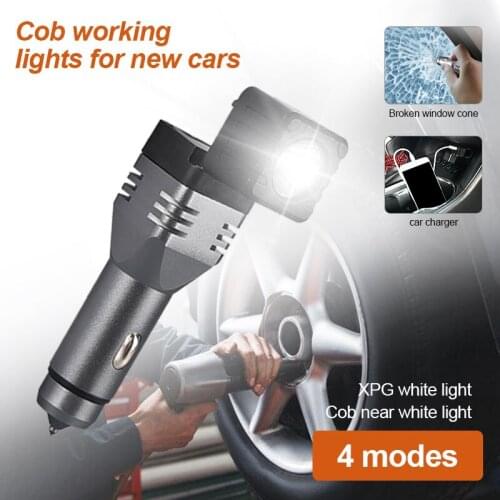 4 modes Led Flashlight Portable work light XPG COB Emergency Lighting magnetic Torch Lamp Car Charger Rechargeable Lantern
