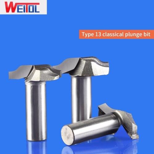 WeiTol 1/2 inch carbide cabinet door router bits woodworking classical ogee bit CNC router bits for engraving wood