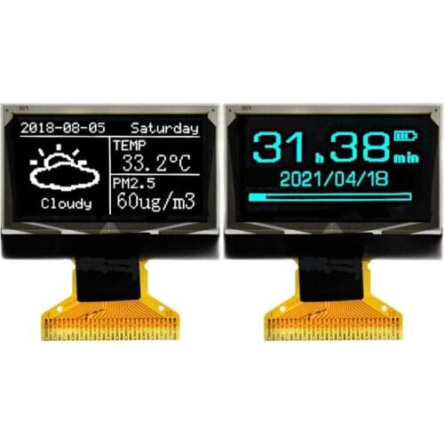 1.3 inch OLED display 12864 LCD screen for arduino 30PIN welding White Blue sh1106 SSD1306 1.3" oled display