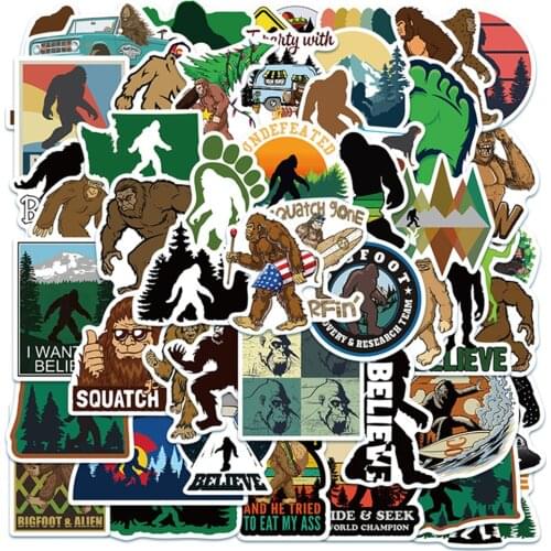 10/30/50 PCS Cartoon Outdoor Adventure Gorilla Phone Case Graffiti Diary Decoration Waterproof Sticker Toy Wholesale