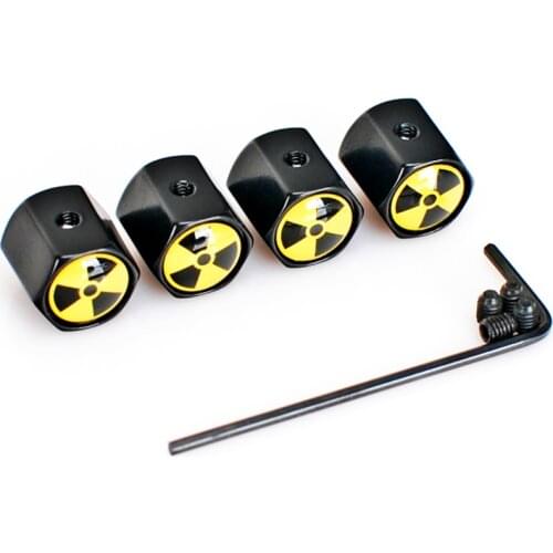 4Pcs Auto Anti-Theft Dust Air Wheels Valve Stems Caps N-bomb Logo for BMW X1 X3 X5 1series 3series 5series 7series ///M Series