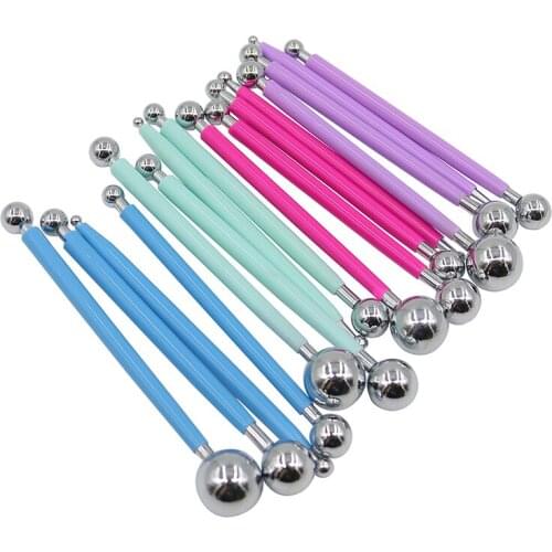 4 Pcs/ Set Cake Carving Stick Stainless Steel Cake Flowers Toy Plasticity Tools DIY Homemade Dessert Cake Decorating Tools