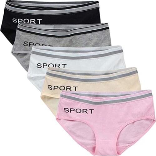 5Pcs Girls Panties Cotton Underpants Teenage Kids Panties Children Short Briefs 97BC