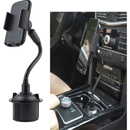 New Car Cup Holder Phone Mount Stand Cell Phone Holder Drink Bottle Bracket Adjustable Mobile Holder For Iphone X Xiaomi
