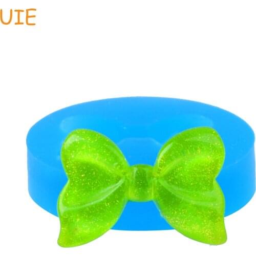 FYL536U 30.5mm Ribbon Silicone Mold - Bow Mold Cake Decoration, Fondant, Baking Tools, Resin Clay, Gum Paste, Jewelry, Wax