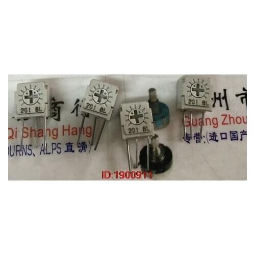 5pcs/lot Horizontal Adjustable Potentiometer Side Adjustment for Original BI 3362 201 200R 200