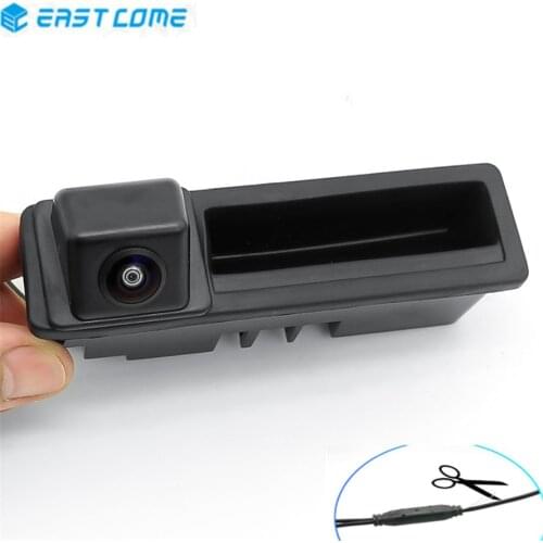 MCCD 1080P Fisheye Lens Reverse Car Rear View Camera Trunk handle For Audi A3 A4 A6 A6L S5 Q7 Reversing Car Camera