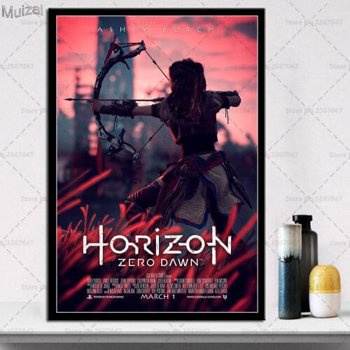 Horizon Zero Dawn Poster Hot Game Canvas Painting Posters and Prints Wall Art Picture for Living Room Home Decor