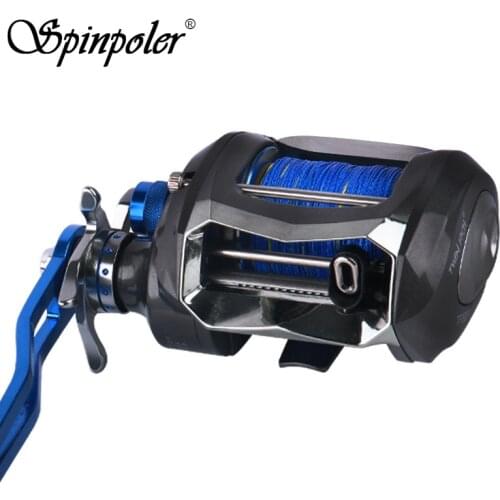 Spinpoler TF500 Left/Right Hand Baitcasting Fishing Reel 12+1 Ball Bearings 7.0:1 Sea Fishing jigging Reel For Carp Fishing