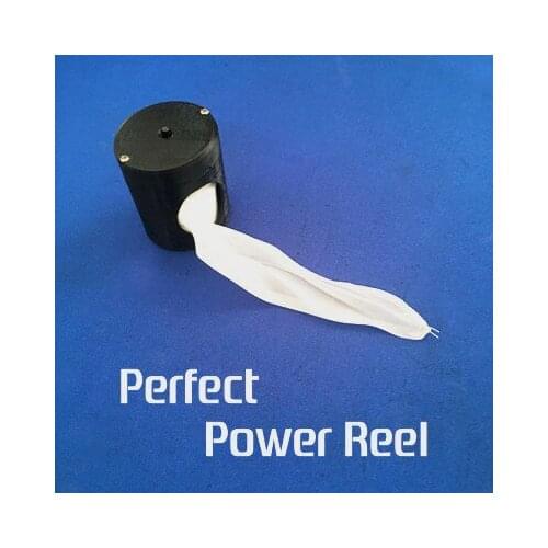 Perfect Power Reel (Flesh/Black Available) Magic Tricks Silk Flying Device Stage Street Magician Props Accessories Gimmick Funny