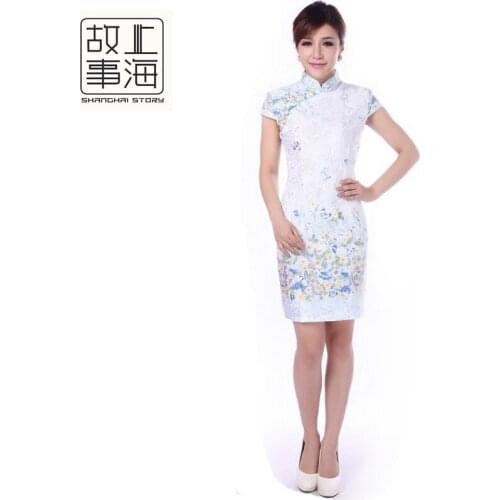 Shanghai Story chinese cheongsam costume fashion evening Dresses Traditional Chinese clothing Tang Shirt for women Qipao