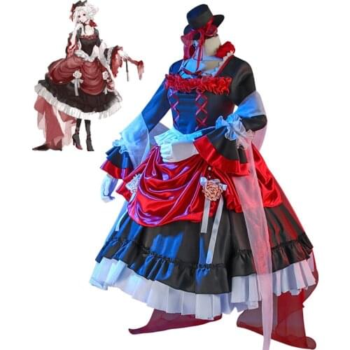 Game Identity V Tea Party Bloody Queen Mary Cosplay Costume Fancy Medieval Lolita Dress Halloween Carnival Uniforms Custom Made