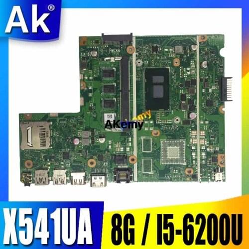Laptop motherboard for ASUS X541U X541UVK X541UAK X541UV X541UA X541UJ mainboard Test OK w/ I5-6200U/6198U CPU 8GB-RAM