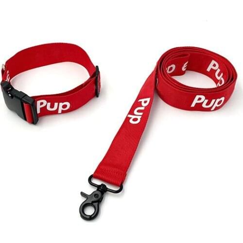 Cute Dog Collar Leash Adjustable Necklace Pet Leading Rope for Small Medium Dogs Bulldog Collars Nylon Rope Dropshipping A218