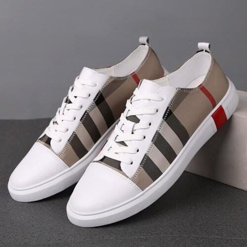OKKDEY shoes men luxury brand Mens Breathable Skateboard Shoes Men Fashion Sneakers High Quality Casual Leather Mens trend 2020