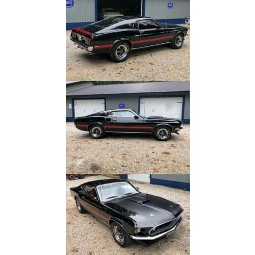 Personalised Metal Sign 1969 Ford Mustang Mach 1 Metal Tin Sign Wall Art Hanging Decoration