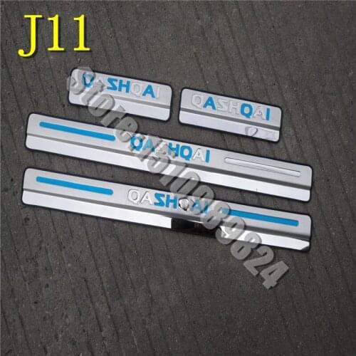 Door sill strip car accessories car styling For Nissan QASHQAI J11 For Nissan QASHQAI 2015-2020 welcome pedal Trim