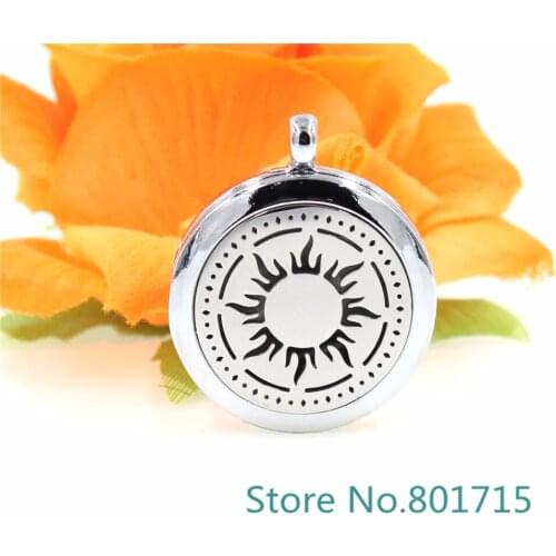 2017 New Styles 1pc Lovely Sun Flower Plain Aromatherapy Perfume Essential Diffuser Locket As Gifts for families