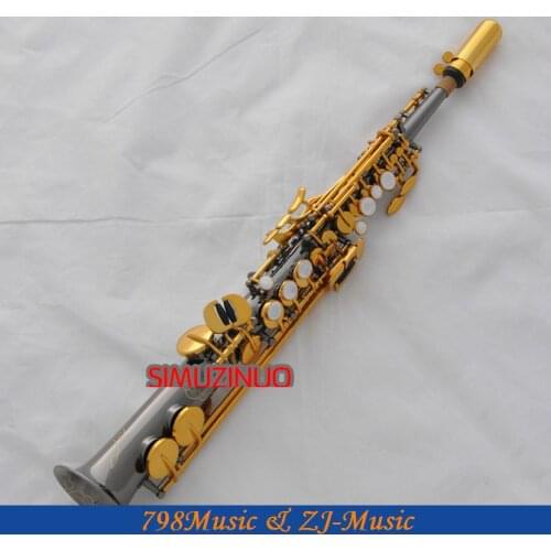 Professional Black Nickel Eb Sopranino saxophone sax low Bb to high E With Case